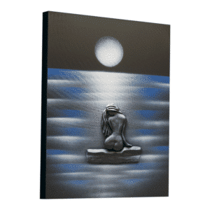 Explore art for your home - captivating paintings celebrating the blend of erotica and the nude form in nature's moonlight.