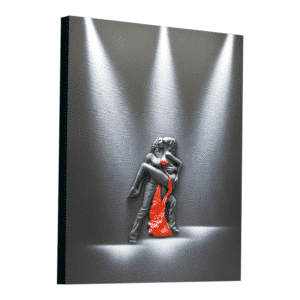 Elevate your home with unique paintings capturing the passionate essence of tango dance and the timeless connection between a couple.