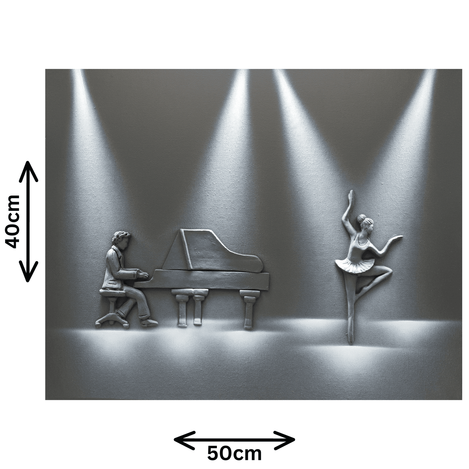 Discover eco-friendly art for interior design, blending the grace of a ballerina and skill of a pianist—a harmonious blend of musicians' artistry.