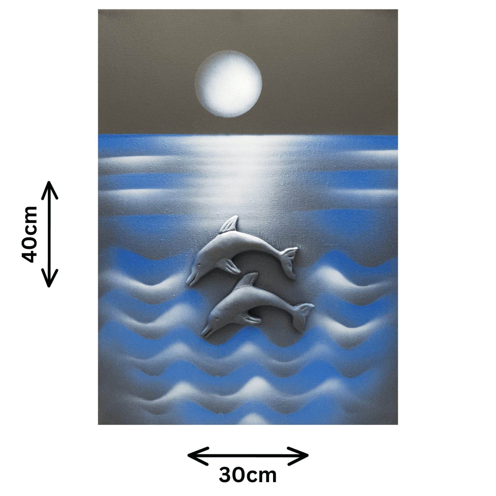 Explore unique, eco-friendly art with dolphin themes for interior design, celebrating the beauty of nature in visually enchanting paintings.